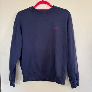 Maison Labiche Paris Blue Charonne Sweatshirt Sz XS